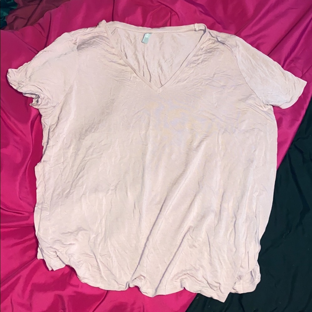 ASOS Curve mauve soft tee